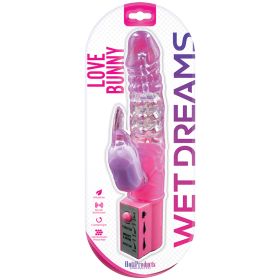 Wet Dreams Love Bunny-Pink Passion 9.5"