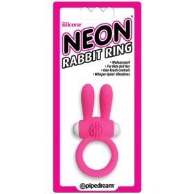 Neon Rabbit Ring-Pink