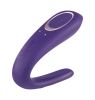 Satisfyer Double Classic Partner Vibrator-Purple