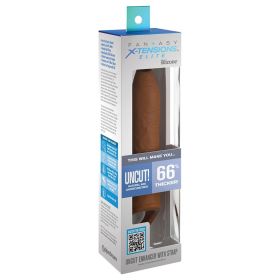 Fantasy X-Tensions Elite Uncut Extension Sleeve with Strap-Tan 7"