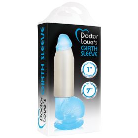 Doctor Love's Girth Sleeve-Clear Extra Girth (Size: 1")