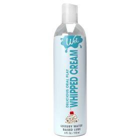 Wet Delicious Oral Play (Option: Whipped Cream   Waterbased Flavored Lubricant 4 Oz)