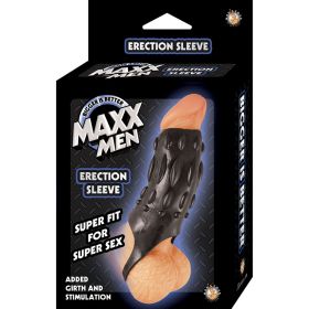 Maxx Men Erection Sleeve- (Color: black)