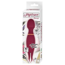 Mystique Vibrating Massagers Magic Wand- (Color: Eggplant)
