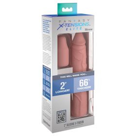 Fantasy X-Tensions Elite 8" Sleeve with 2" Plug- (Color: Light)