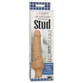 Rechargeable Power Stud Cliterrific- (Color: Ivory)