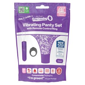 Screaming O My Secret 4T Panty Vibe- (Color: Grape)