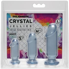 Crystal Jellies Anal Starter Kit- (Color: grey)