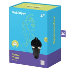 Satisfyer Sweet Treat Spinnator- (Color: black)